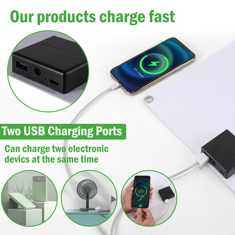 6000W Complete Solar Panel Kit Power Inverter Generator 100A 110V RV Grid System