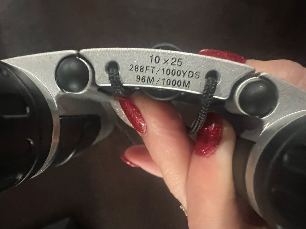 Compact Foldable Binoculars With Case & Strap 10x25 288ft Great