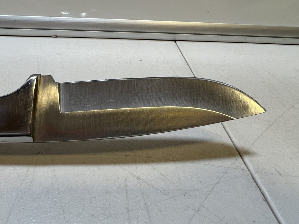 Custom 9.5" Fixed Knife w/ Bone Handle