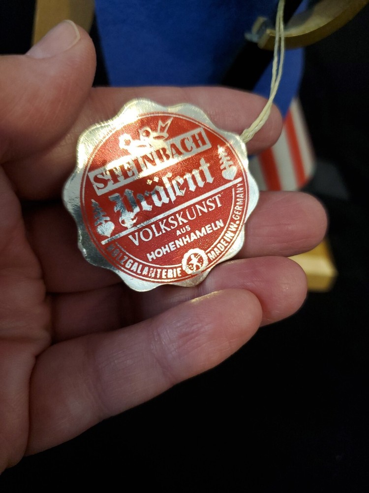 Nutcracker Full Size Uncle Sam w/ Sword - Made West Germany Fireworks Festivals