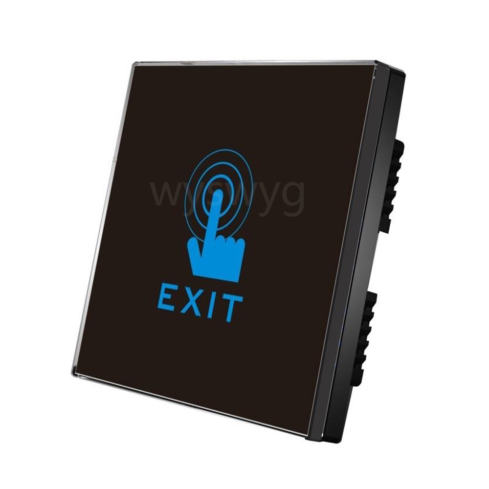 Black Wall Mount Touch Sensor Switch LED light of Access Control system