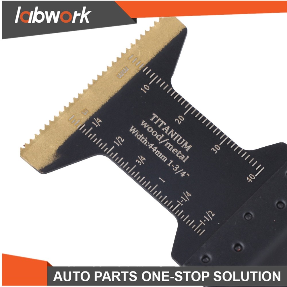 Labwork 110PCS 4 Type Universal Titanium Oscillating Saw Blades Multitool Blades