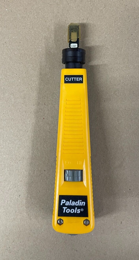 Paladin Tools Punch Down Impact Tool with Cutter