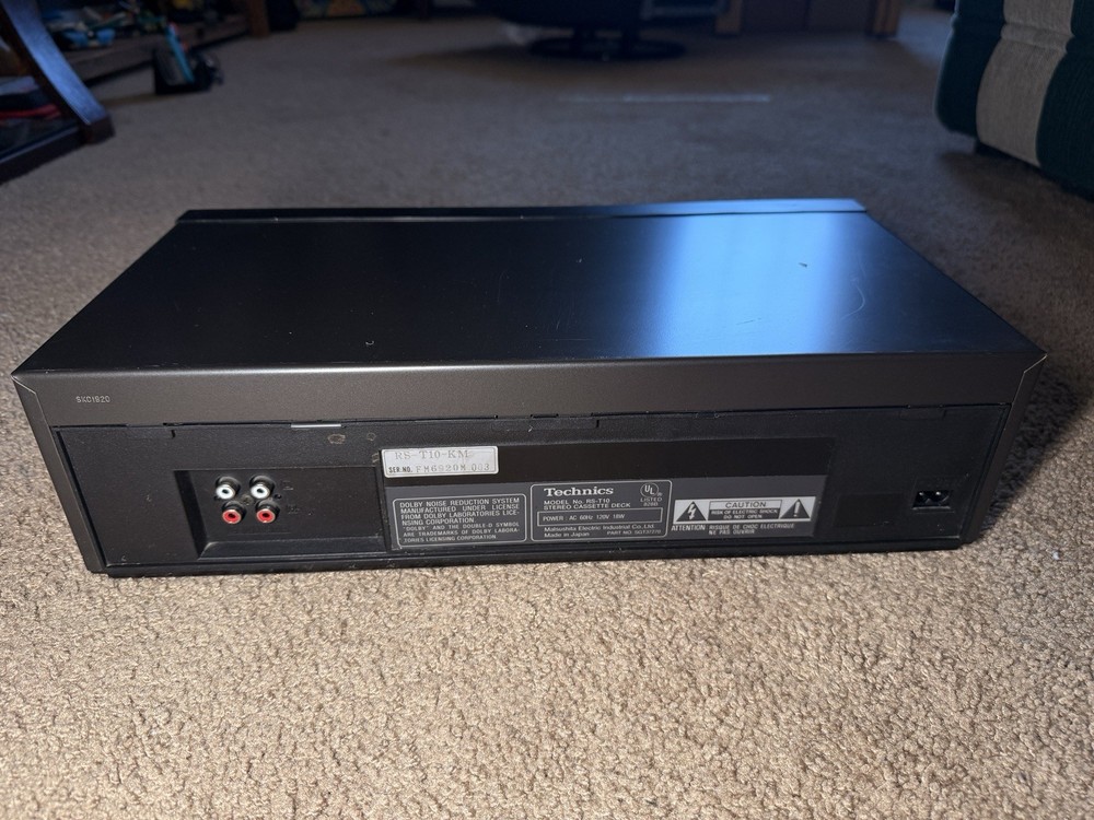Technics RS-T10 Stereo Double Cassette Deck – Tested, Works, Issues READ