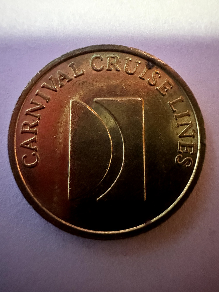Carnival Cruise Lines 25 Token