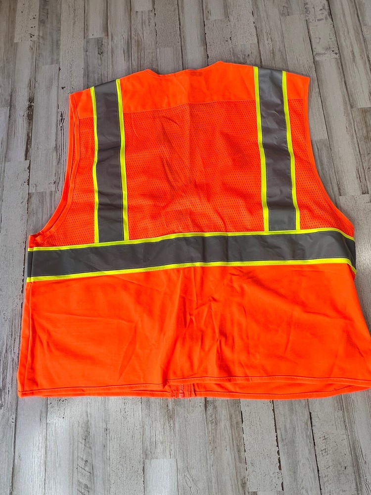 Envirocon High Visibility Orange Safety Vest Size Large