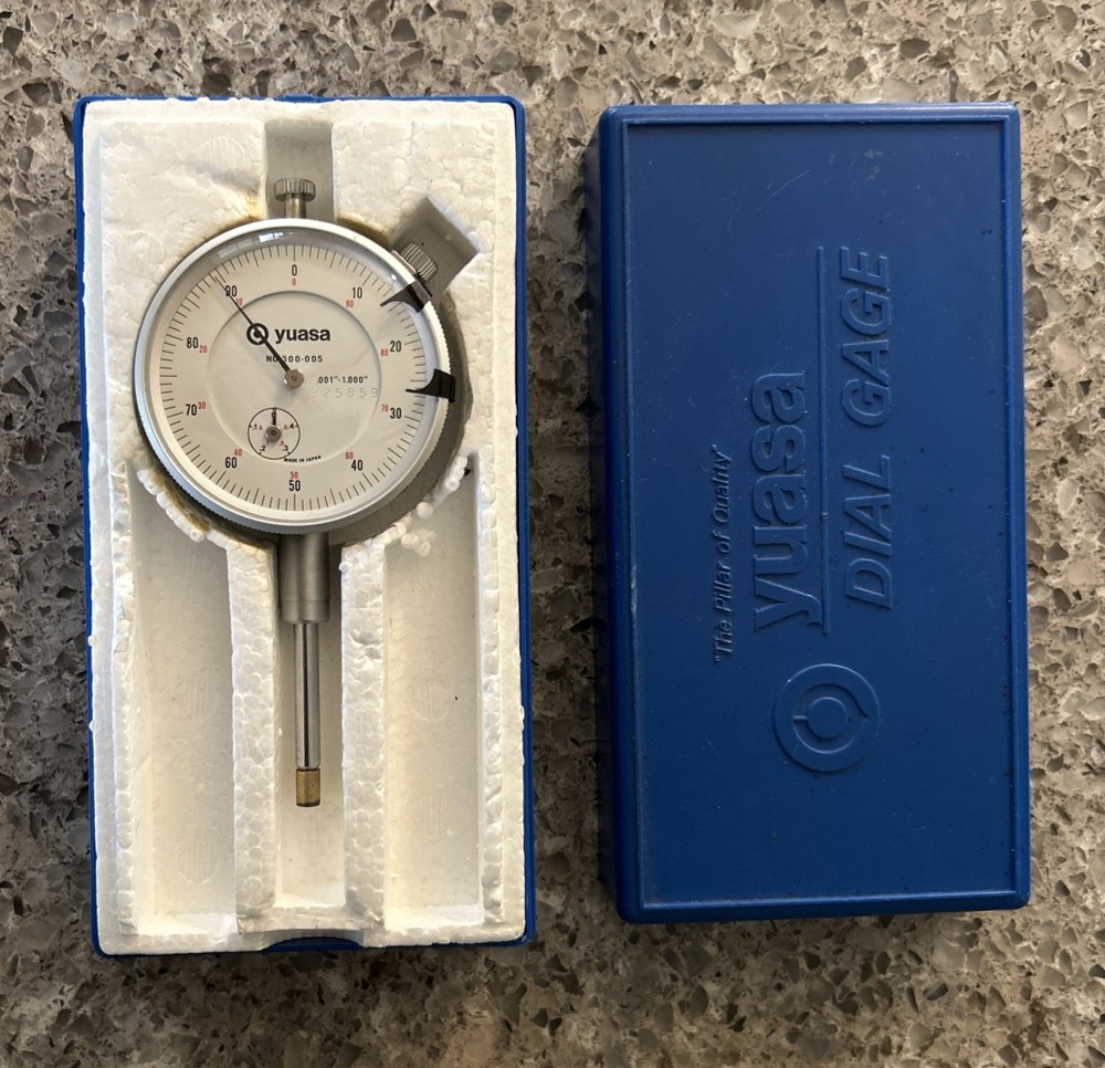 Yuasa Dial Indicator No. 300-005 with Case