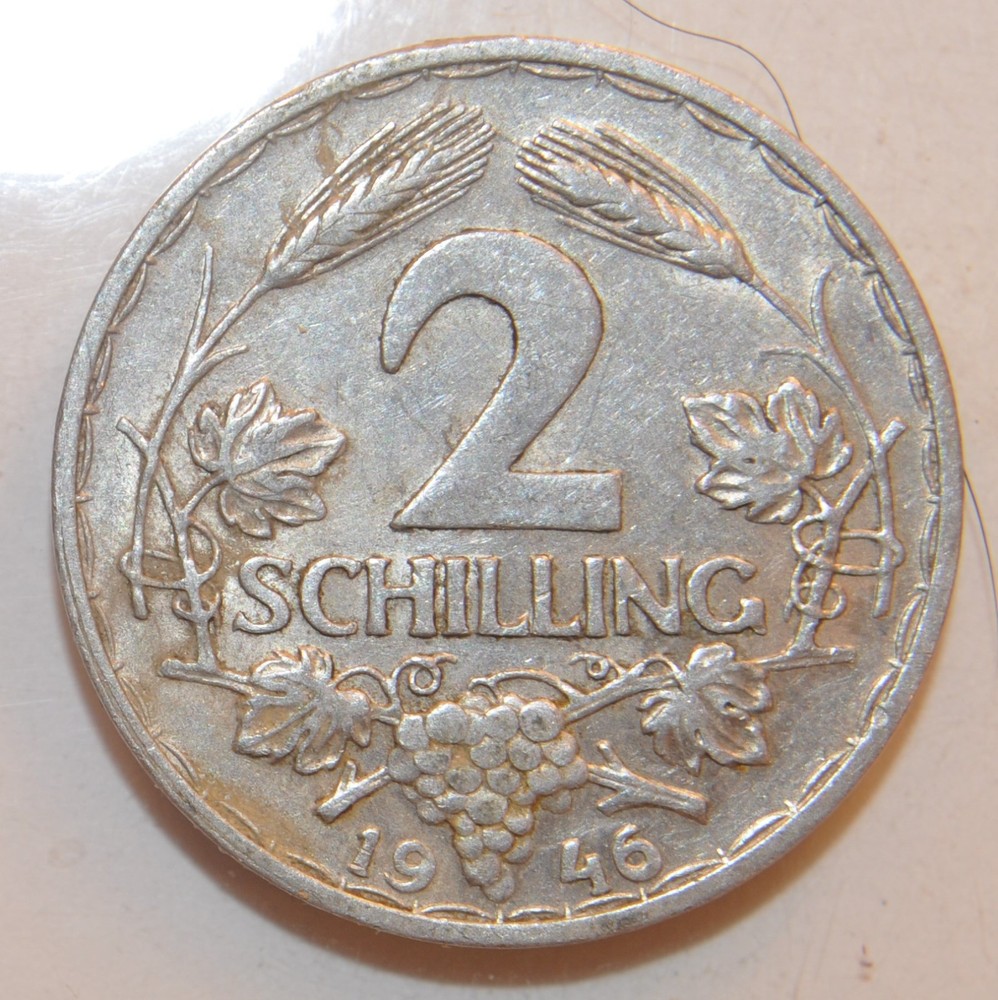 1946 Austria 2 Schilling