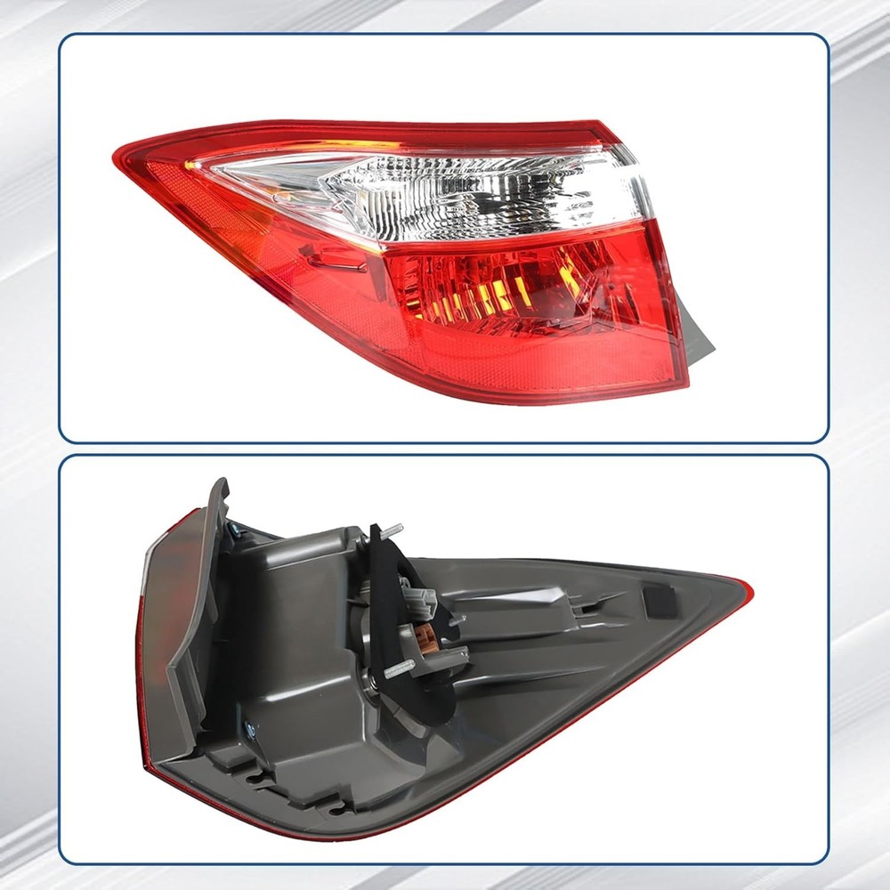Outer Left Side Tail Light Assembly for Toyota Corolla 2014 2015 2016