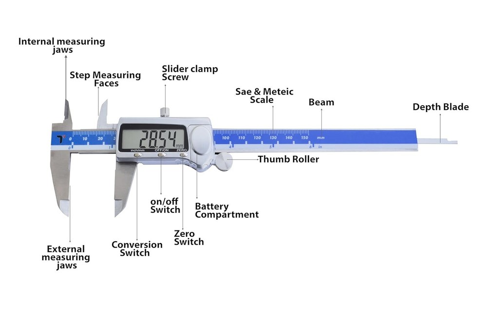 Digital Vernier Calliper (0-150MM/6")
