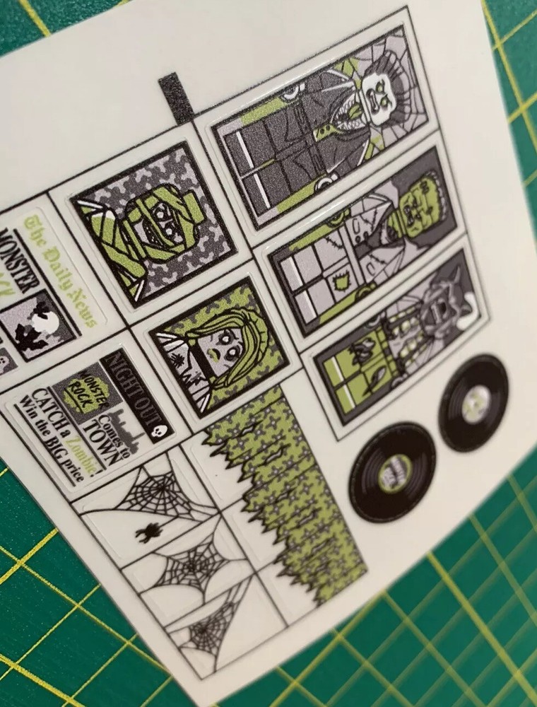 Custom Replacement Stickers for Haunted House 10228