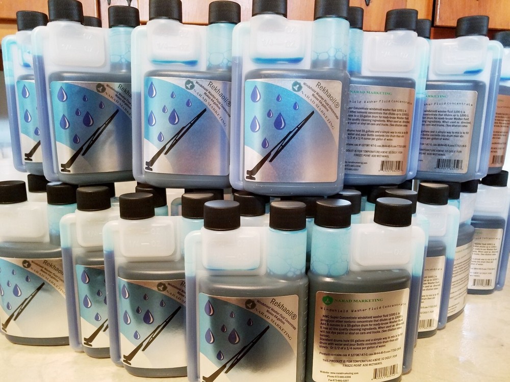 Washer Fluid Concentrate 8 oz makes 64 gallons