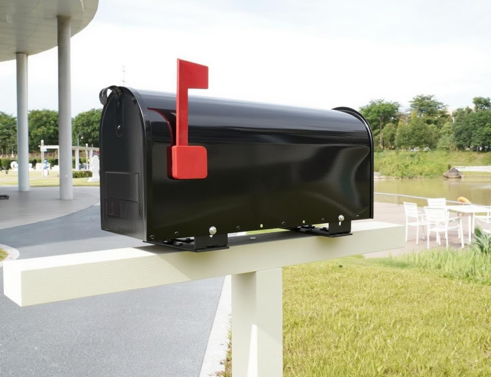 Adjustable Mailbox Mounting Bracket,Carbon Steel,Adjustable Design(Only Appli...