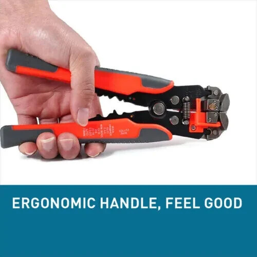 Wire Strippers Stripping Cable Cutter Plier Multi-function Handle Tool 10-24 AWG