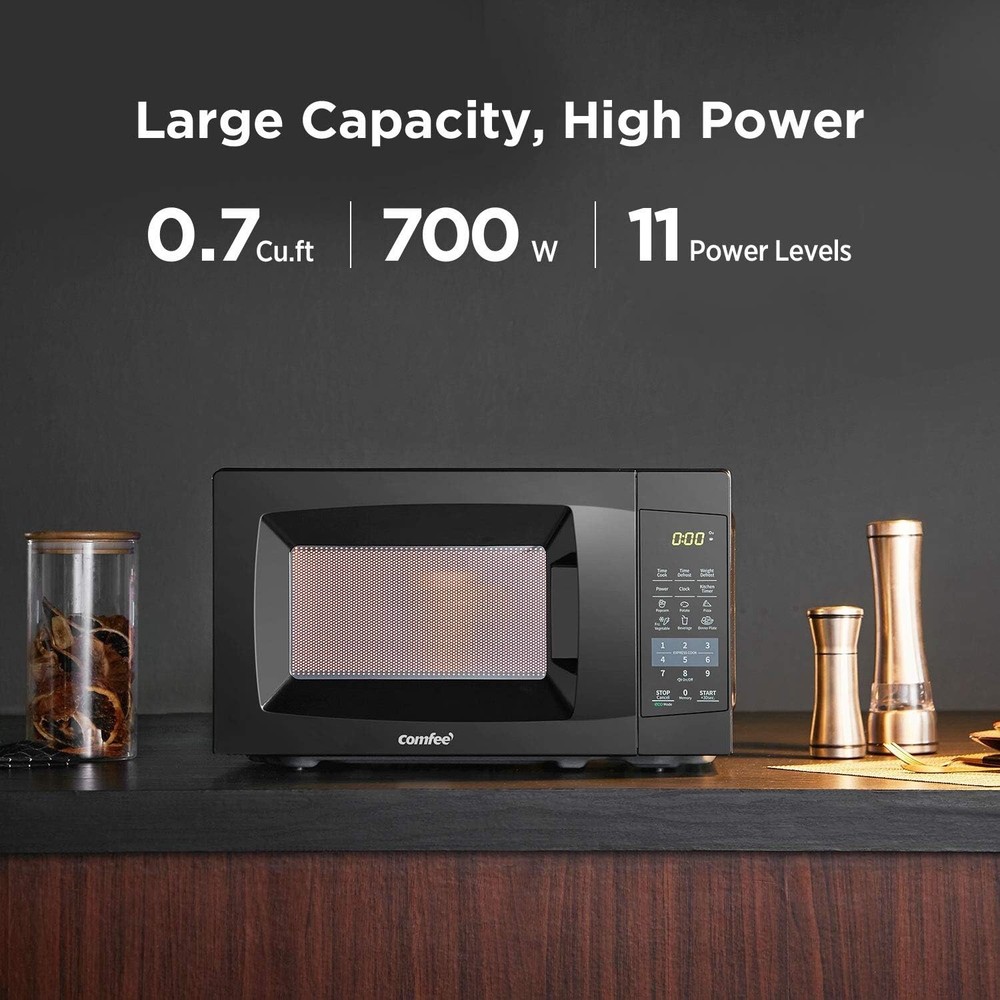 COMFEE Deluxe Counter Top One Touch Microwave Oven