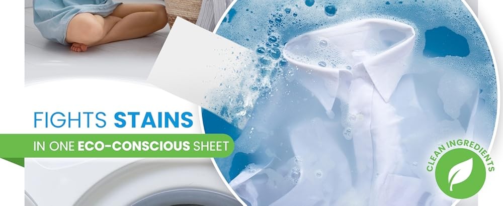 Laundry Deternt Sheets Fragrance Unscented, Eco Earth Friendly