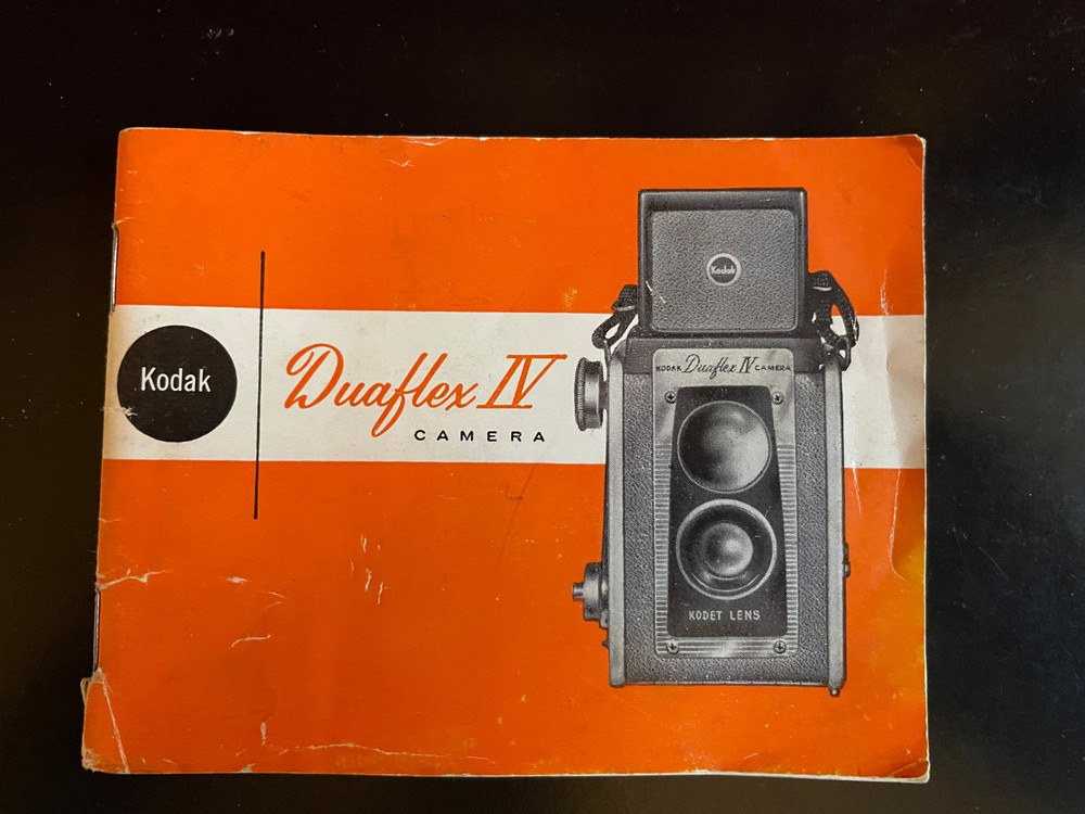 Kodak Duaflex IV Box Camera with Manual - UNTESTED