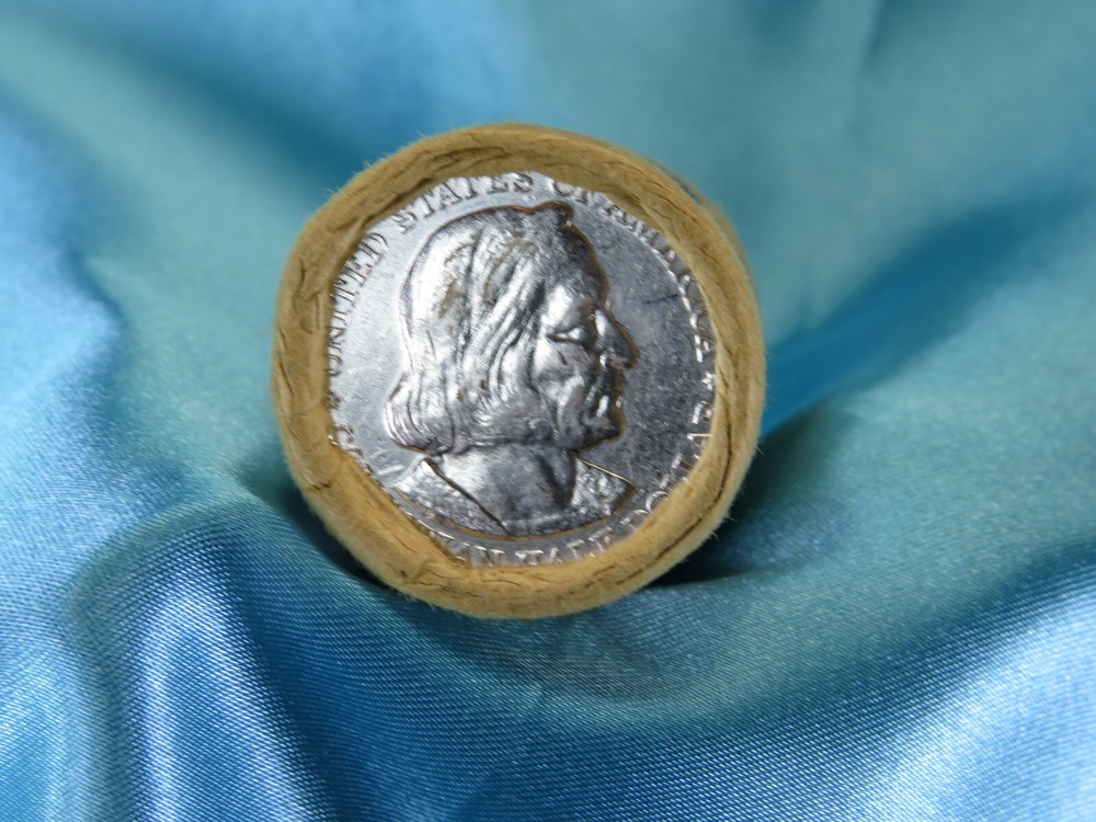 $10 ROLL HALF DOLLAR ROLL STONE MOUNTAIN END / COLUMBUS END BIN HF22