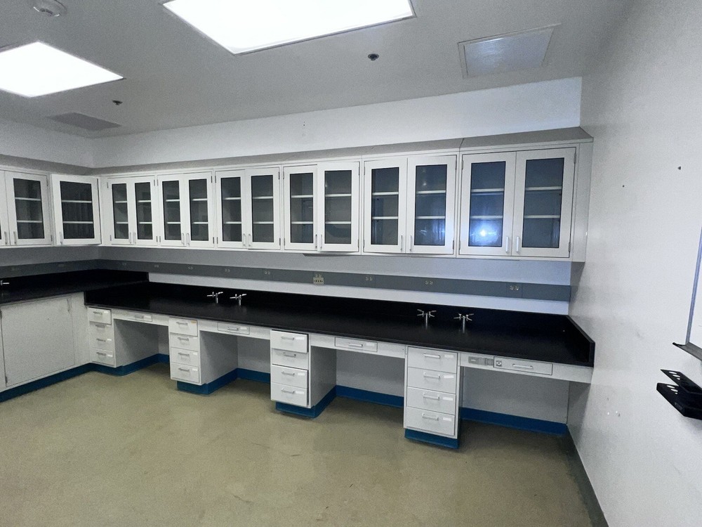 Base And Upper Metal laboratory Cabinets Casework