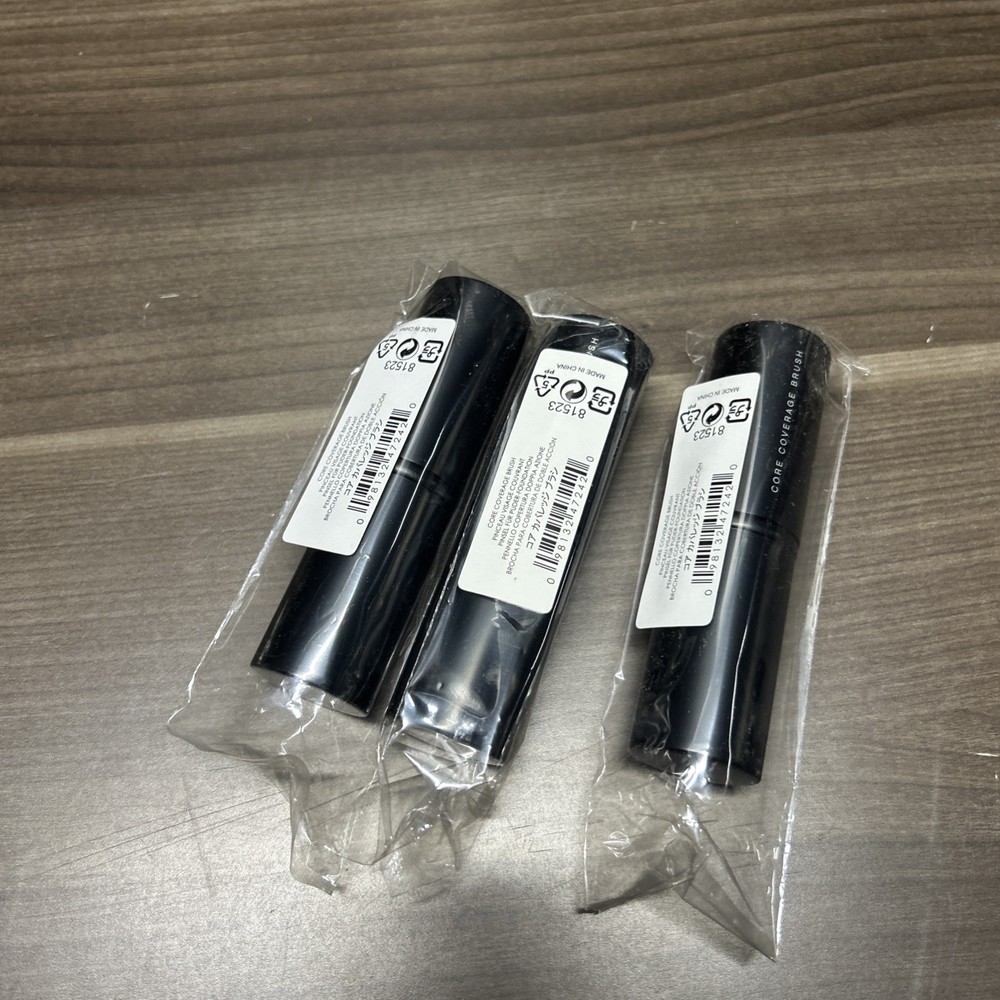 bareMinerals Core Coverage Brushes  Brand New-Sealed (3 Pack )