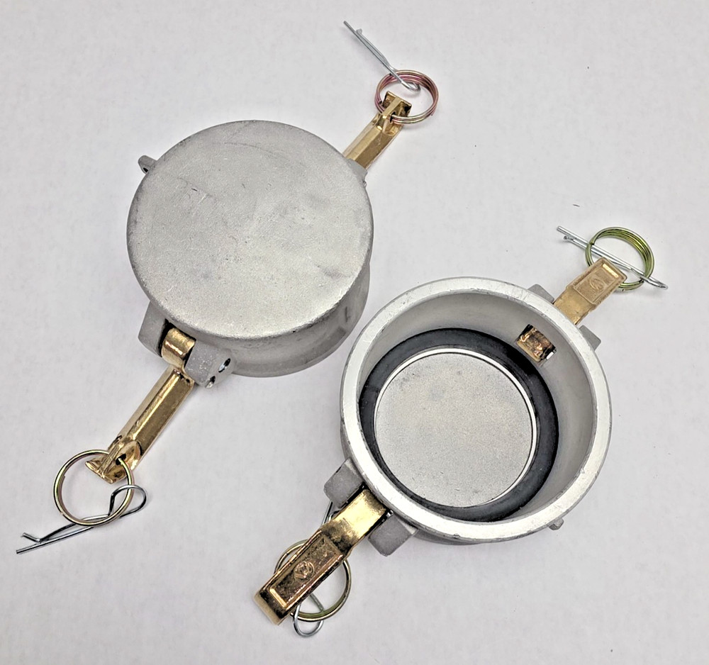 2PCS 3" Lightweight Camlock Fittings Type DC with Brass Handles -3DC, New