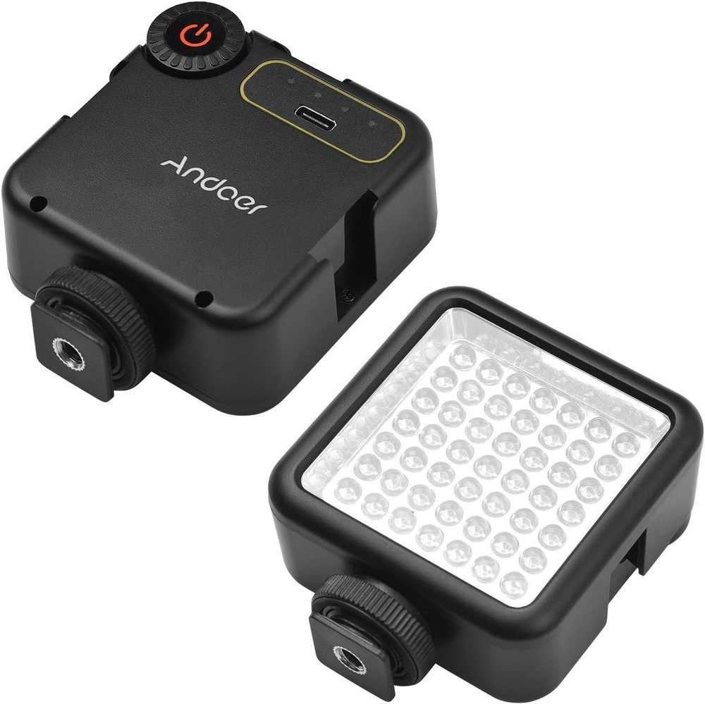 Compact USB Rechargeable IR Night Vision Light - 20m Range for Video Cameras