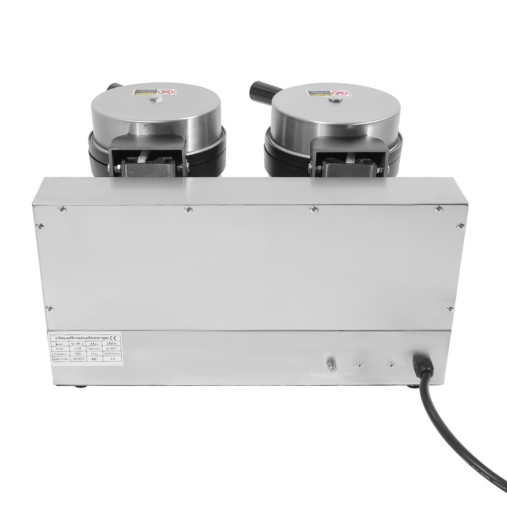 Double Head Waffle Maker Electric Digital Muffin Baker Waffle Making Machine NEW