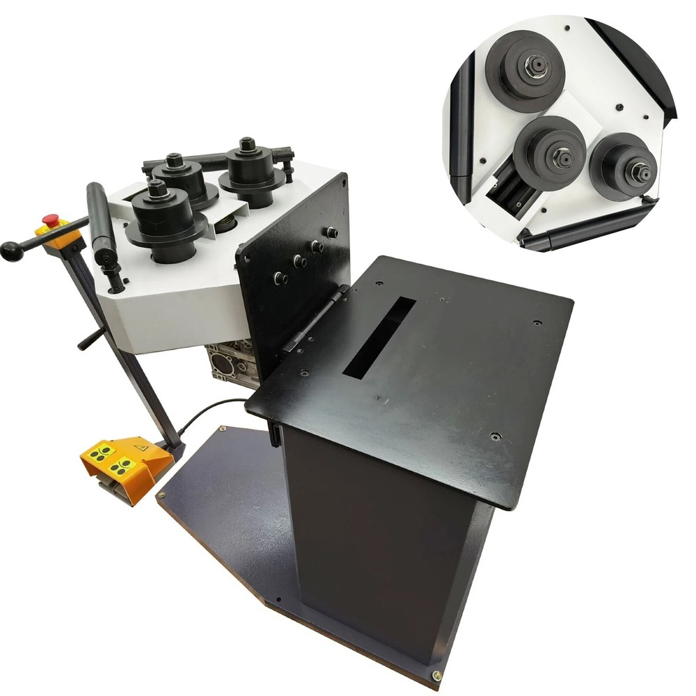 Vertical Type 30 Electric Hydraulic Rolling Machine Roll Bender 220V Three-phase