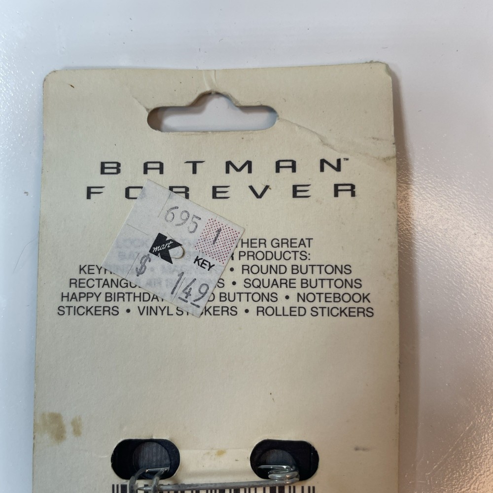 Vintage 1995 Batman Forever Two-Face Pin DC Comics New With Original Packaging