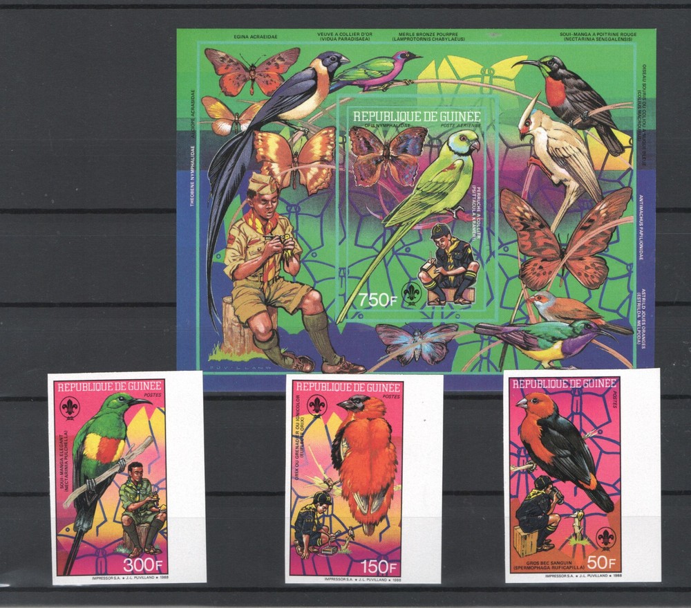 GUINEE BIRDS MNH - 54384