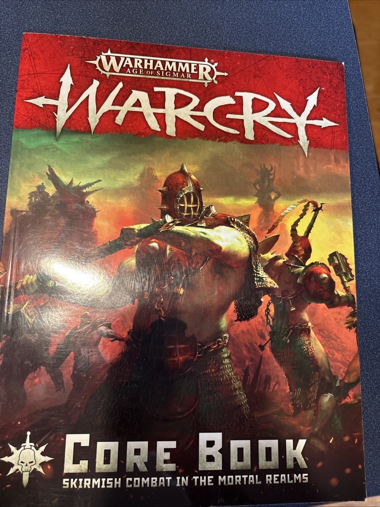 Warhammer AOS Warcry Core Book with Rules Summary Sheet Paperback