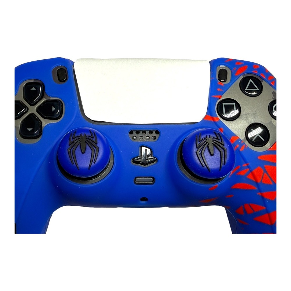 PS5 Silicone Controller Skin & Matching Joystick Grips -Spider Man