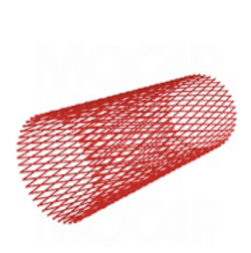 30’ RED Plastic Web Mesh Sleeve Stretchable Protective Netting Caplugs SW-10