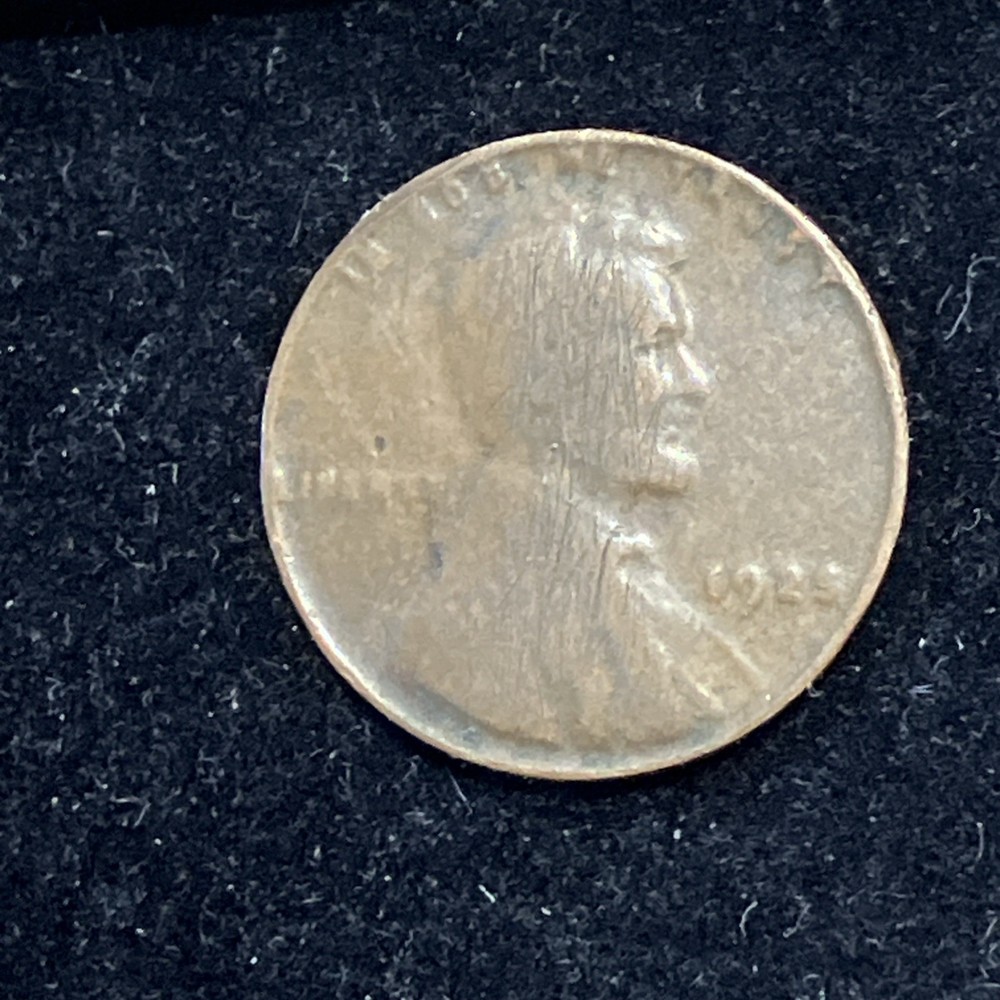 1925-P Lincoln Wheat Cent Error Coin: Very Thin Planchet Only 1.53g