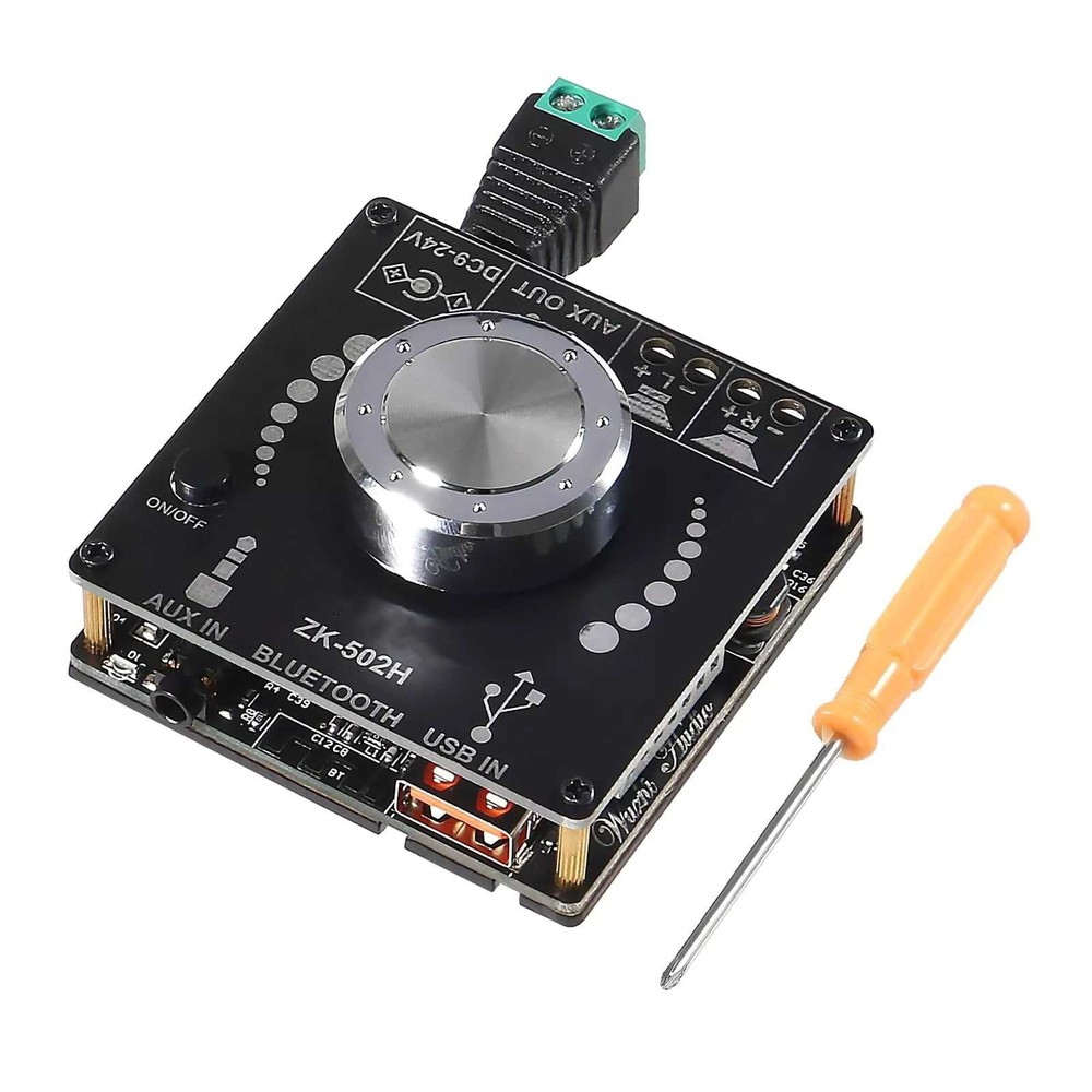 Overvoltage HIFI 2.0 Digital Power Amplifier Board Kits Bluetooth USB