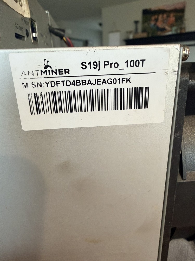 Bitmain Bitcoin BTC Antminer S19J Pro 100TH