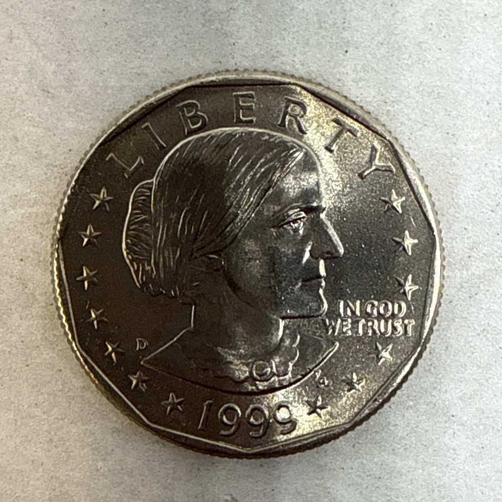 1999-D Susan B Anthony Dollar, Uncirculated