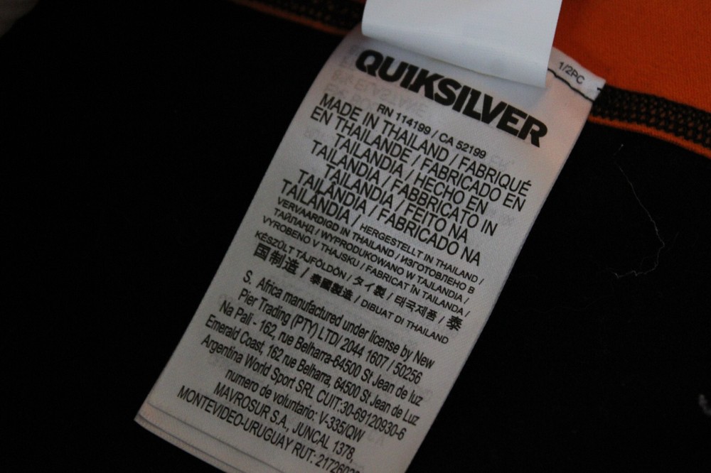 Quicksilver Waterman Front Zip SUP PaddleBoard Kayak Jacket Mens M Medium