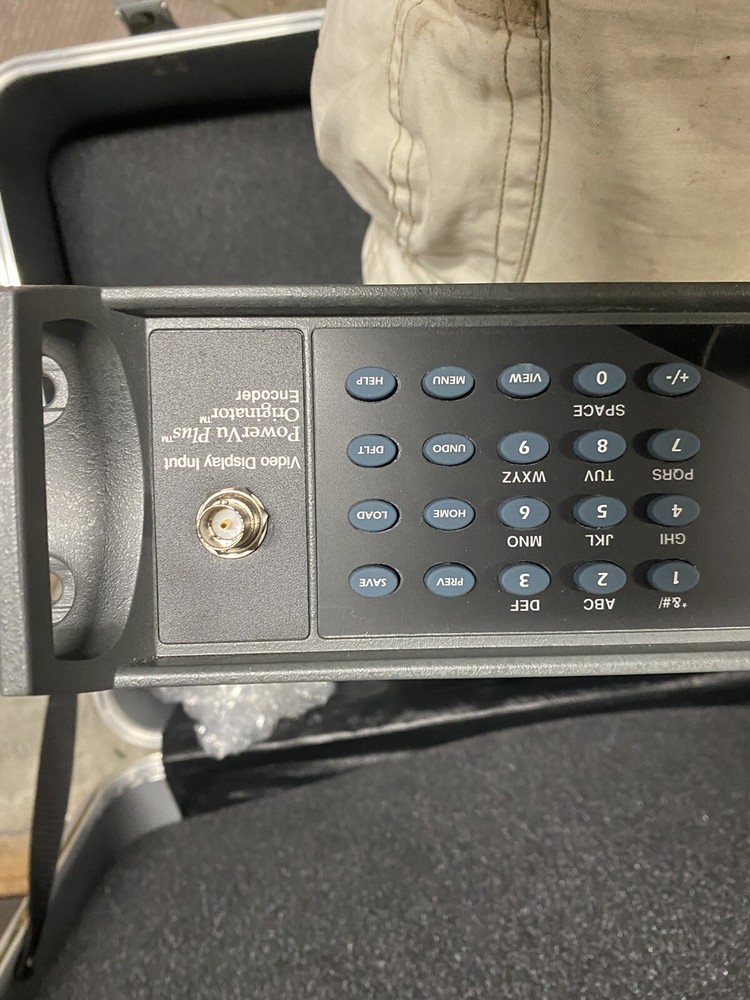 Power VU Plus Originator Encoder in flight case