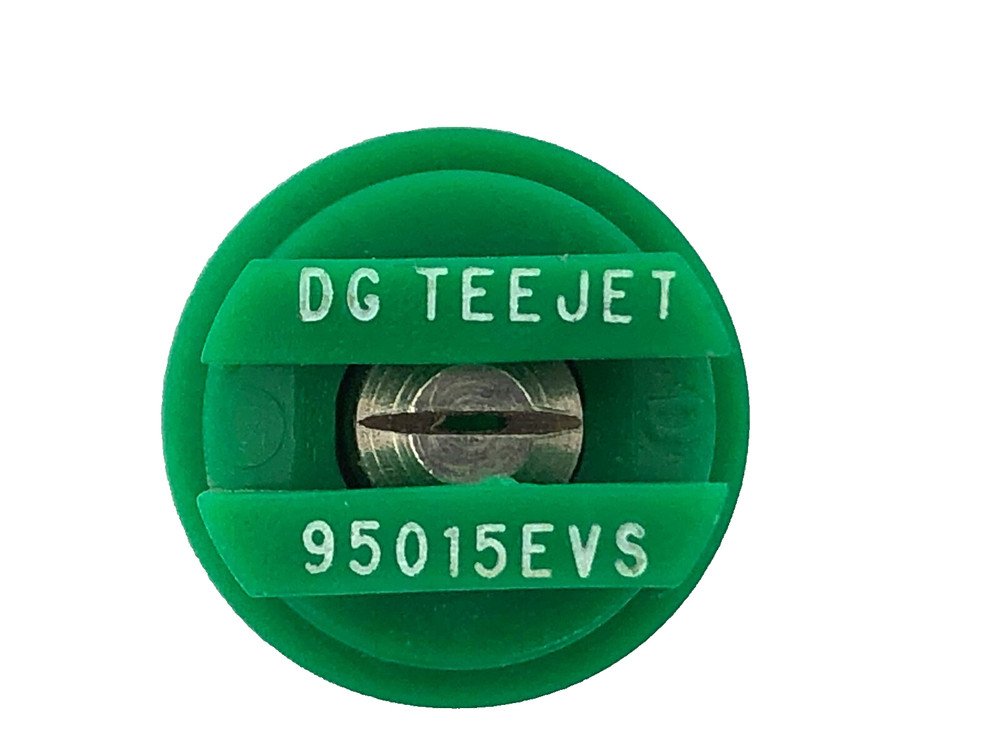 TeeJet DG95015EVS Even Flat Spray Tip Green 95° Polymer w/SS Insert