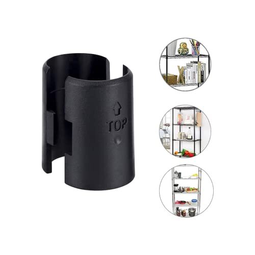 50 Pack Wire Shelf Clips Shelving Sleeves for Post Wire Shelving System