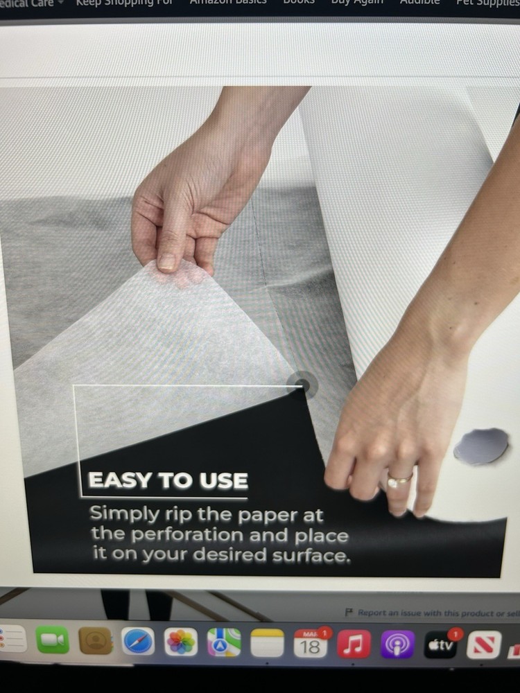MASERTIO Disposable Bed Sheets. 1 Roll 60 Sheets Read!