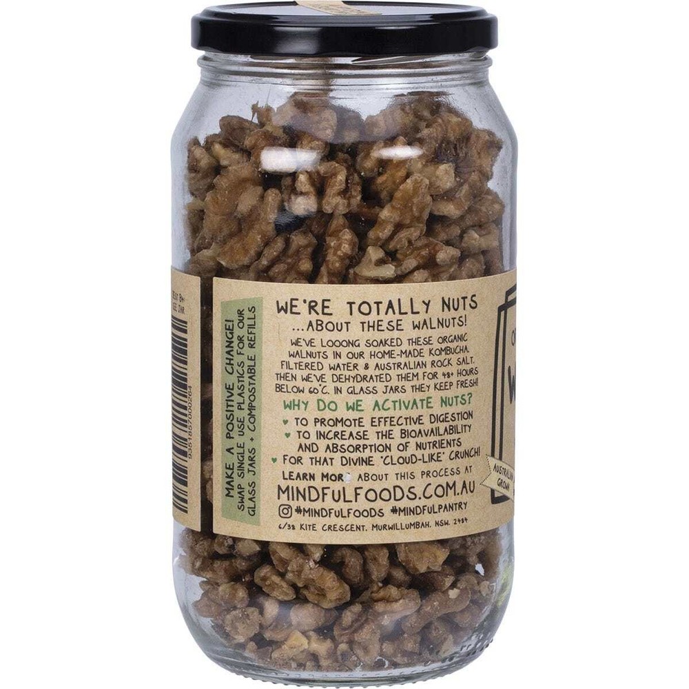 Mindful Foods Walnuts Organic & Activated 400g