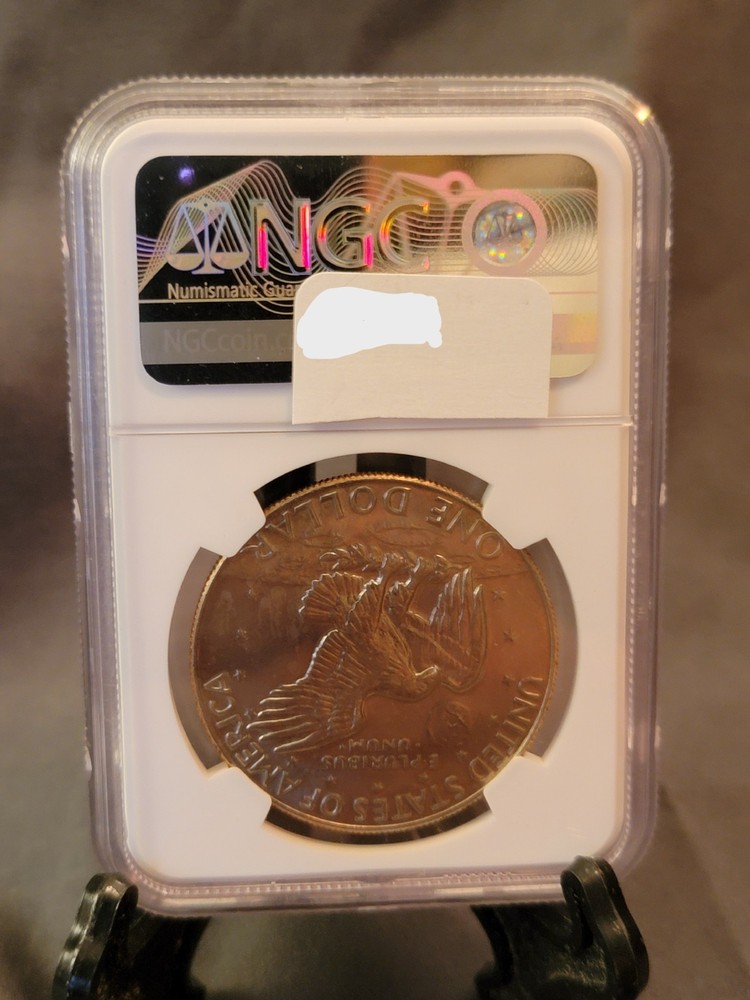 1977-D Eisenhower Dollar MS65 NGC Graded 1$ Coin
