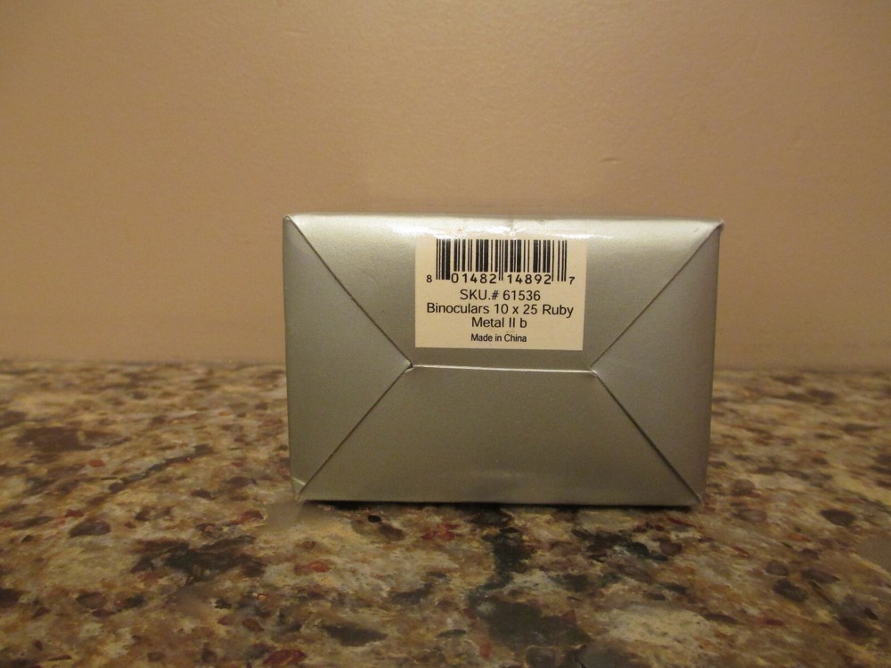 MultiTech Survivor 10 x 25 Ruby Binoculars w/ Pouch - New in Box