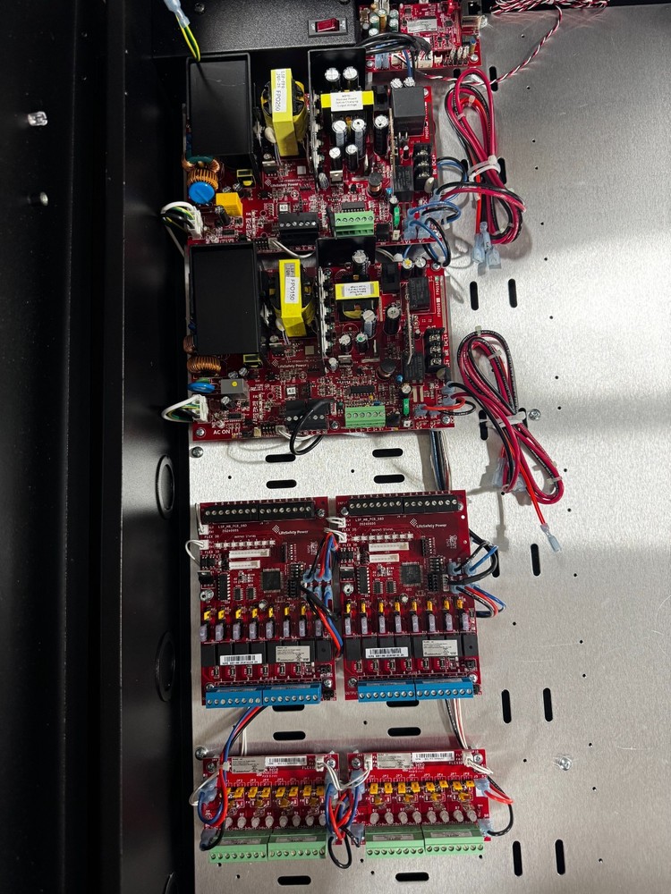 Life Safety Panel w/mercury boards SY-DV16RD-E8M2-NET