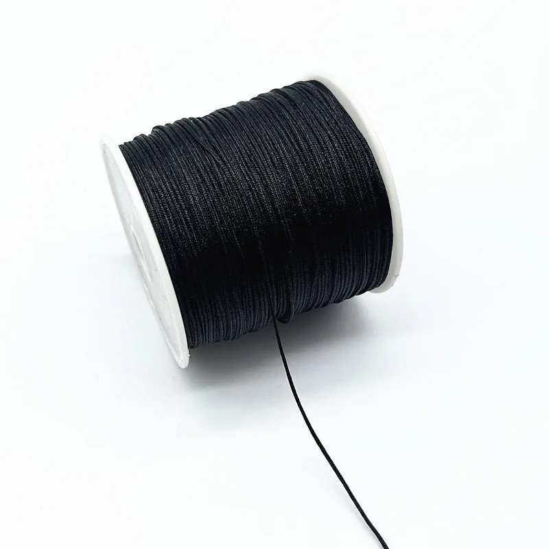 10m Nylon Cord Thread 0.8–1mm Macrame Braided String DIY Jewelry Making