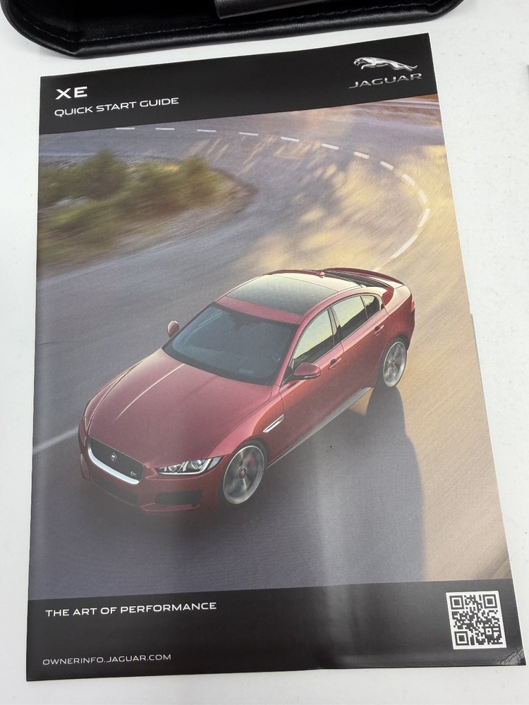 2016 Jaguar XE Owners Manual OEM Complete Set