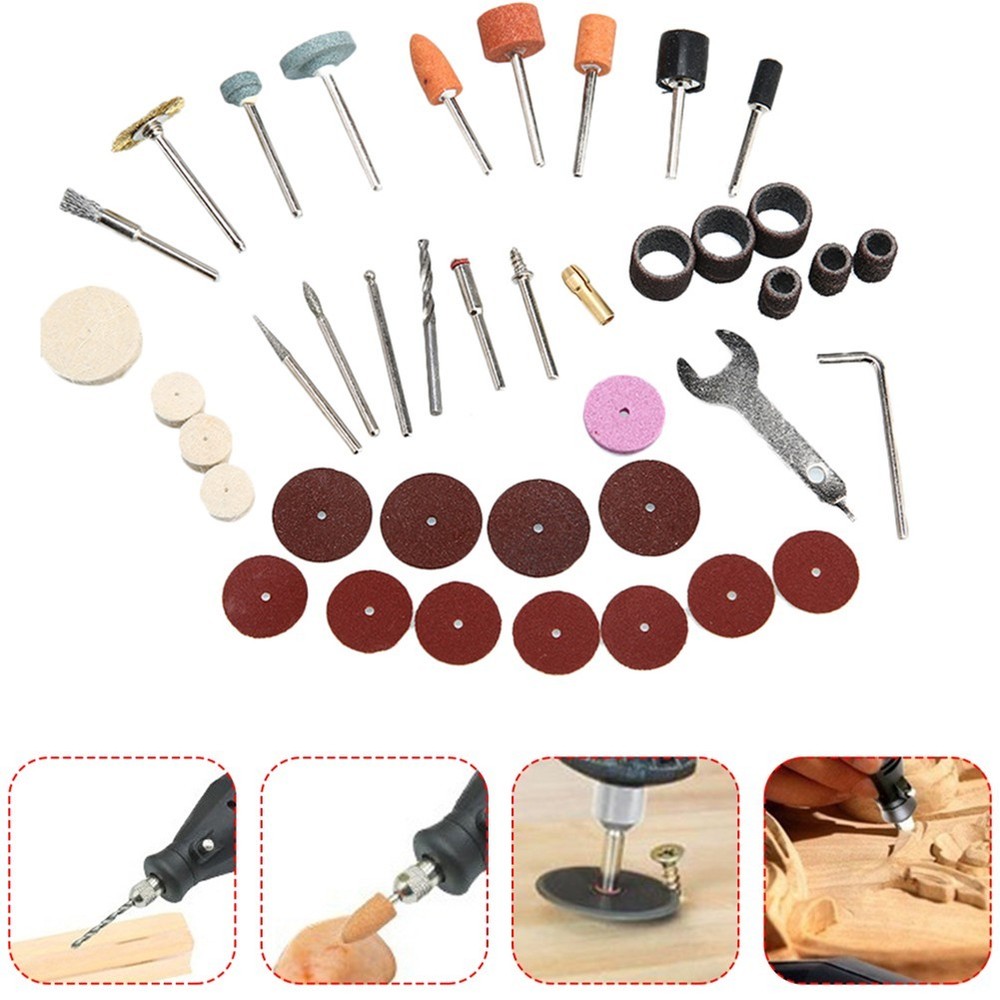 Versatile Grinding Polishing Kit 40pcs Mini Electric Drill Accessories