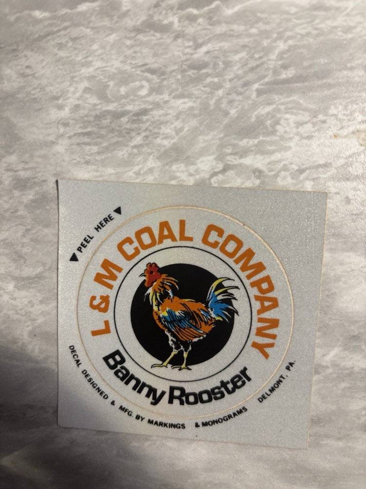 coal mining stickers nice older  Coal Company